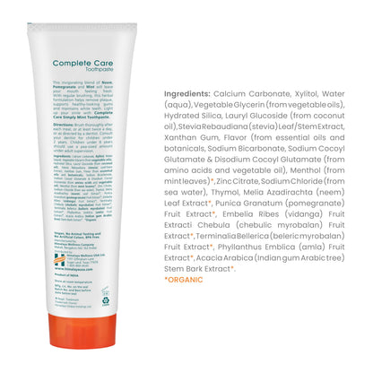 Himalaya Botanique Complete Care Toothpaste – Herbal Mint, Fluoride Free, SLS Free | 2 Pack 5.29 oz