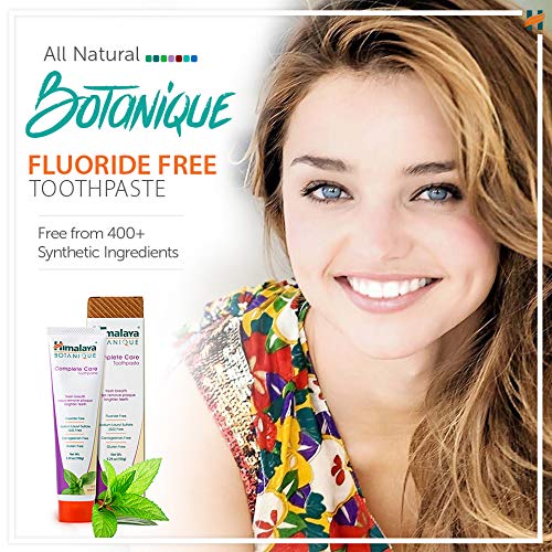 Himalaya Botanique Complete Care Toothpaste – Spearmint, Fluoride Free, SLS Free