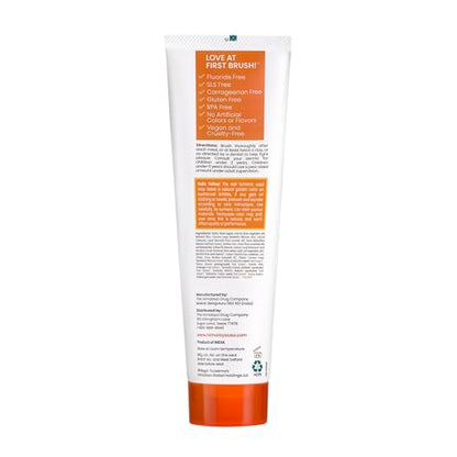 Himalaya Botanique Whitening Antiplaque Toothpaste – Mint, Turmeric & Coconut Oil – Fluoride-Free, Vegan