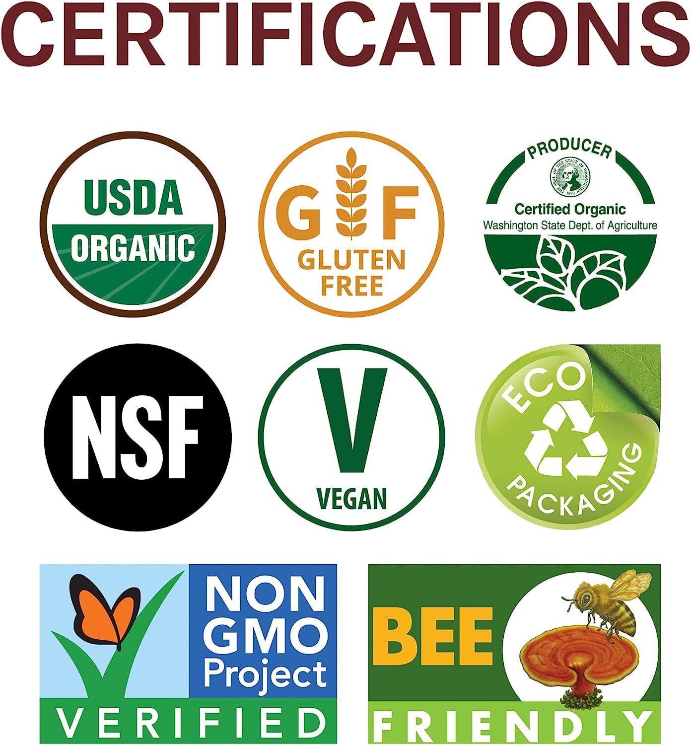 Host Defense MyCommunity Capsules - 17-Species Mushroom Blend for Immune Support | 30 Capsules