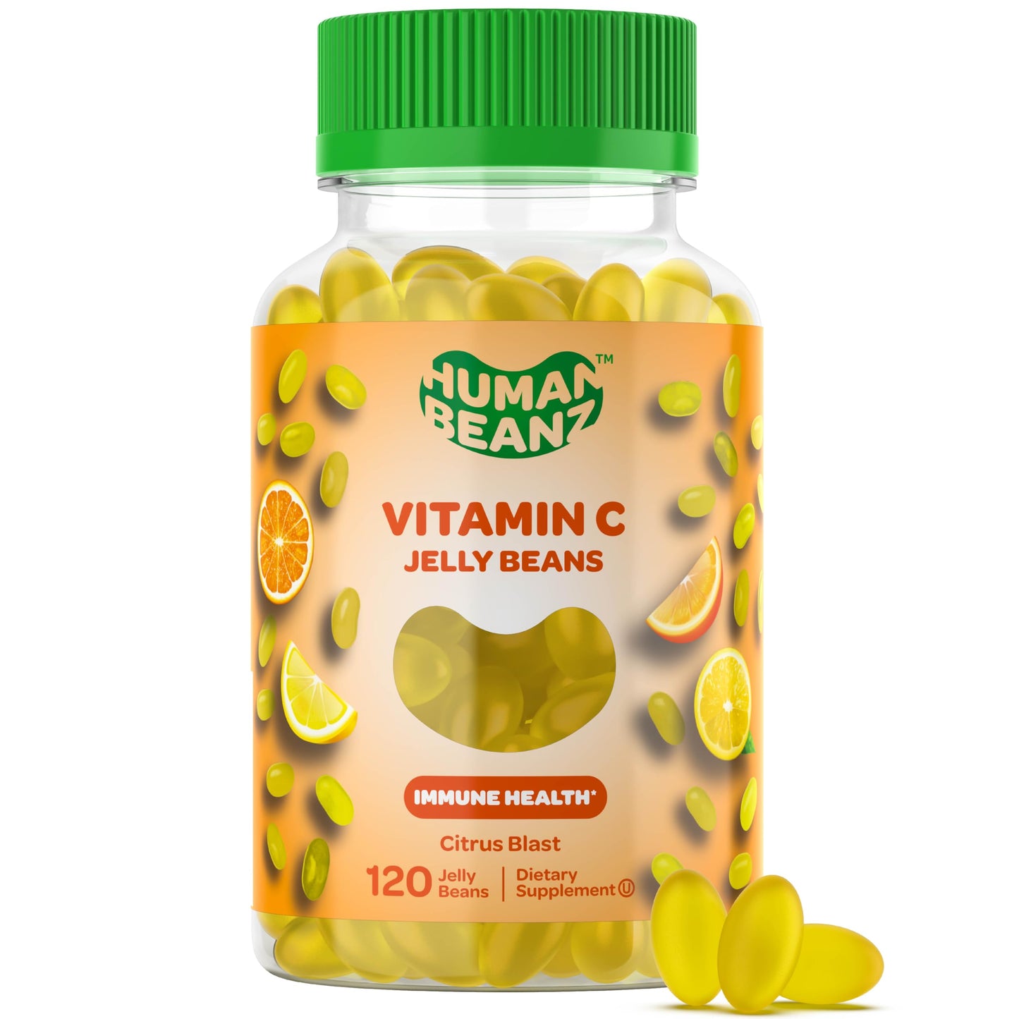 Human Beanz Vitamin C Jelly Bean Gummies for Adults – Immune Support