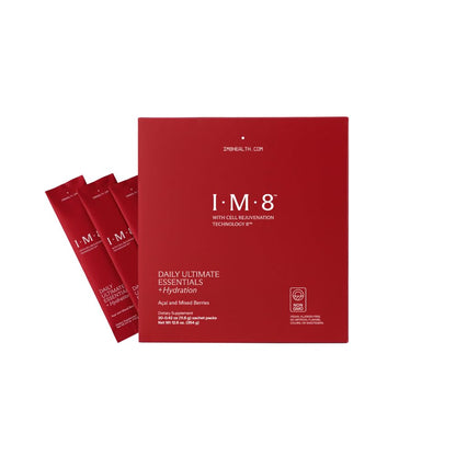 IM8 Daily Ultimate Essentials – All-in-One Multivitamin with 92 Nutrients, CoQ10, Probiotics, Greens (Vegan, Gluten-Free)