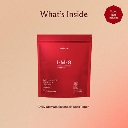 IM8 Daily Ultimate Essentials – All-in-One Multivitamin Powder, 92 Nutrients, Acai Mixed Berry