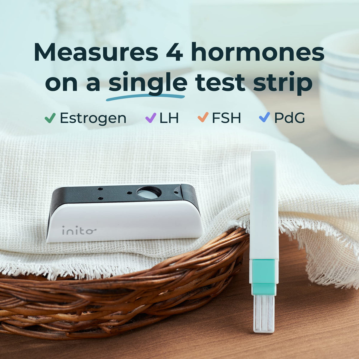 Inito Fertility Monitor & Hormone Tracker | Ovulation, PdG, Estrogen & LH