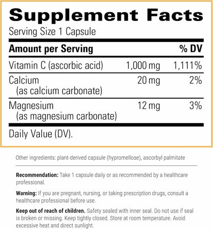 Integrative Therapeutics Buffered Vitamin C – Antioxidant Support for Skin & Connective Tissue – Vegan & Gluten-Free – 60 Capsules