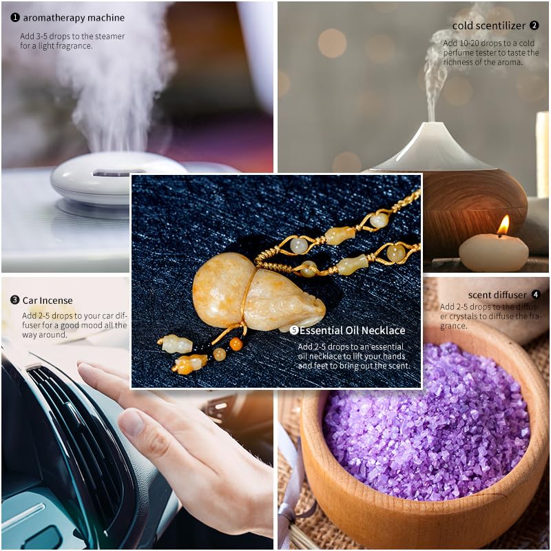 Invnd Rosemary Fragrance Oil – Aromatherapy Diffuser Oil for Massage, Bath & Spa