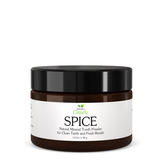 Isabella’s Clearly Spice Remineralizing Tooth Powder – Fluoride-Free Whitening