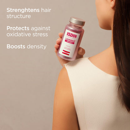 ISDIN Lambdapil Hair Density Capsules | Hair-Thickening Vitamins, 120 Caps (2-Month Supply)