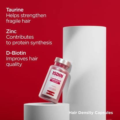 ISDIN Lambdapil Hair Density Capsules | Hair-Thickening Vitamins, 120 Caps (2-Month Supply)