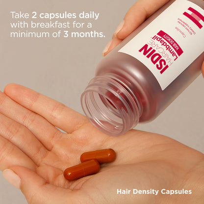 ISDIN Lambdapil Hair Density Capsules | Hair-Thickening Vitamins, 120 Caps (2-Month Supply)