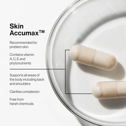 Jane Iredale Skin Accumax Supplement by Advanced Nutrition Programme – 60-Day Supply (Vegan, Gluten-Free)
