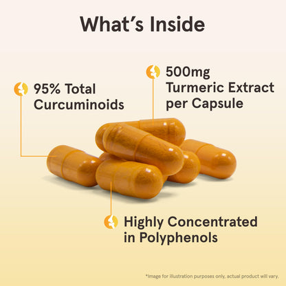 Jarrow Formulas Curcumin 95 500 mg – Turmeric Curcumin Extract for Antioxidant Support, 120 Veggie Capsules (Pack of 12)