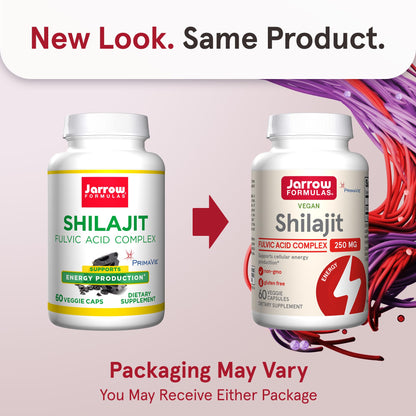 Jarrow Formulas Shilajit 250 mg Fulvic Acid Complex – 60 Veggie Capsules
