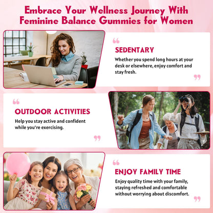 JIANKYTZ Feminine Balance Gummies for Women - Vaginal Health & Digestive Support