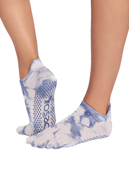 ToeSox Low Rise Full Toe Grip Socks
