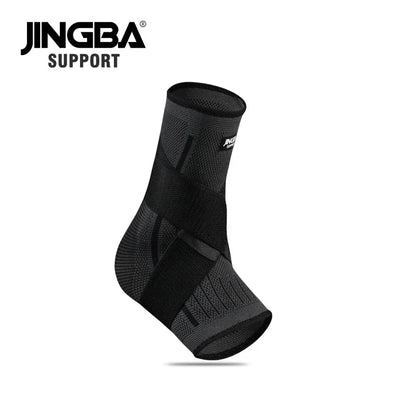Adjustable Ankle Support Compression Sleeve with Strap for Sports and Recovery