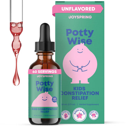 JoySpring Potty Wise – Gentle Digestive Support for Kids with Senna & Elderberry