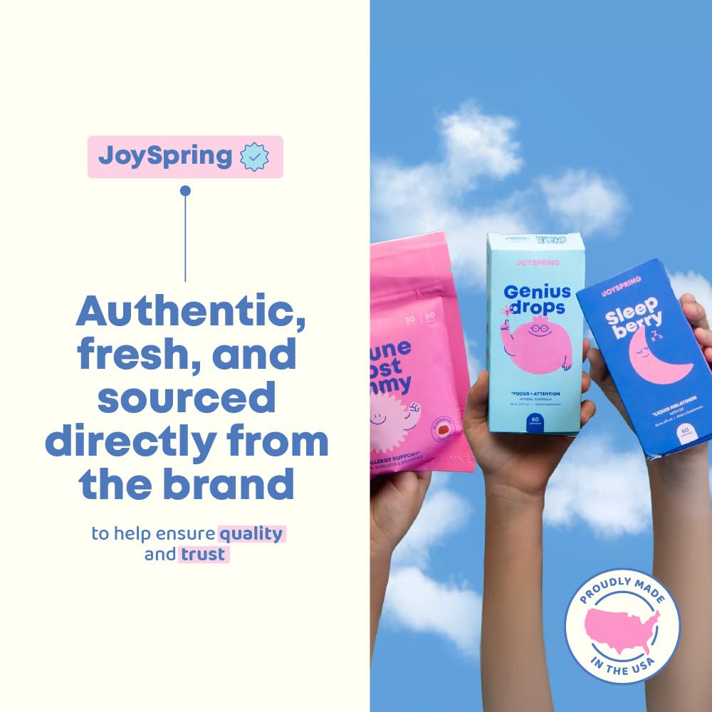 JoySpring Potty Wise – Gentle Digestive Support for Kids with Senna & Elderberry