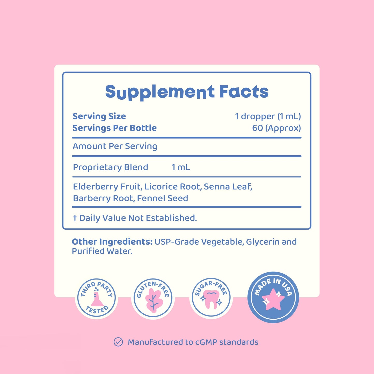 JoySpring Potty Wise – Gentle Digestive Support for Kids with Senna & Elderberry