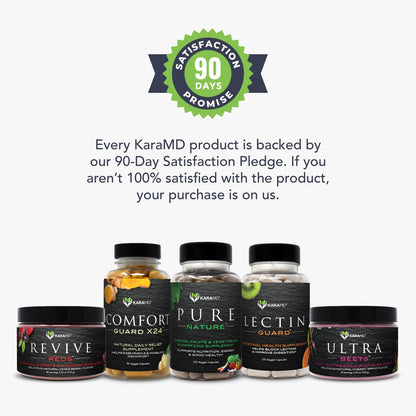KaraMD Pure Nature Greens, Fruits & Veggies – 4-Pack | Vegan, Gluten Free