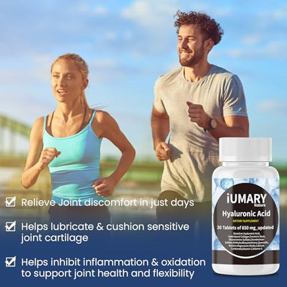 Keszciy Hyaluronic Acid 850mg Joint Support Capsules | Pack of 3 (90 Tablets)