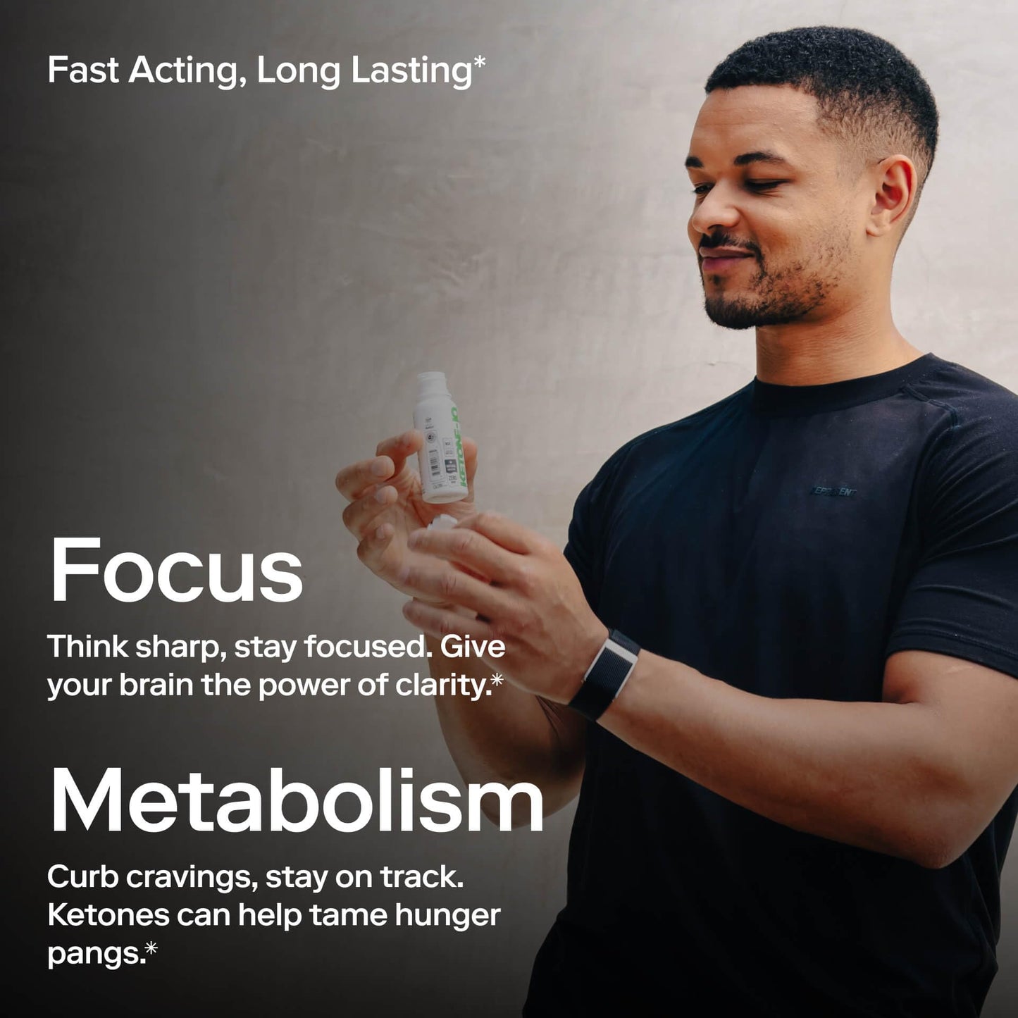 Ketone-IQ Ketone Energy Shots - 24 On-The-Go Raspberry Lemonade, 100mg Green Tea Caffeine