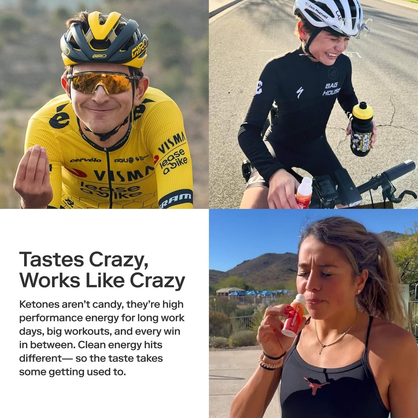 Ketone-IQ No Caffeine Exogenous Ketones Energy Shots – 24 Pack Raspberry Lemonade, Sugar Free & Caffeine Free
