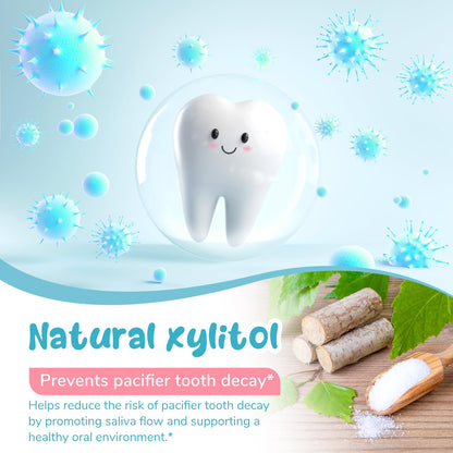 Kids Toothpaste - Fluoride Free, Cavity & Enamel Protection, Strawberry & Watermelon Flavor (Ages 2+)
