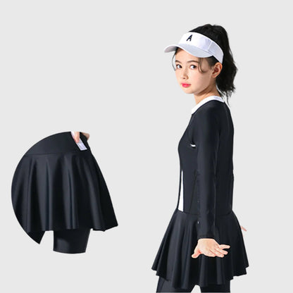 Kids UPF 50+ Skirt Swimsuit