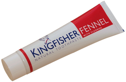 معجون أسنان Kingfisher 100 مل بالشمر مع الفلورايد - عبوة من 3 قطع