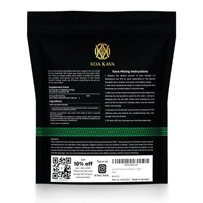 Koa Kava Vanuatu Kava Powder – 1kg Premium Noble Waka from Lateral Roots
