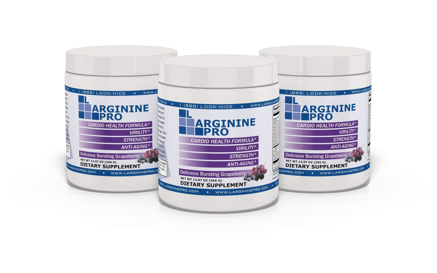 L-ARGININE PRO | 5,500mg L-Arginine + 1,100mg L-Citrulline Nitric Oxide Drink Mix