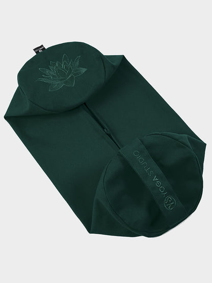 Yoga Studio Replacement Round Lotus Bolster Outer Cushion Cover