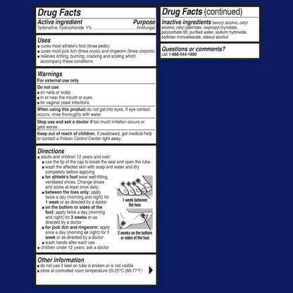 Lamisil 1 Week Athlete’s Foot Treatment 3PK | Antifungal Cream with 1% Terbinafine Hydrochloride