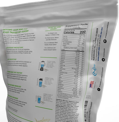 Lean1 Vanilla Meal Replacement Shake – 44 Servings (5 lb Bag)