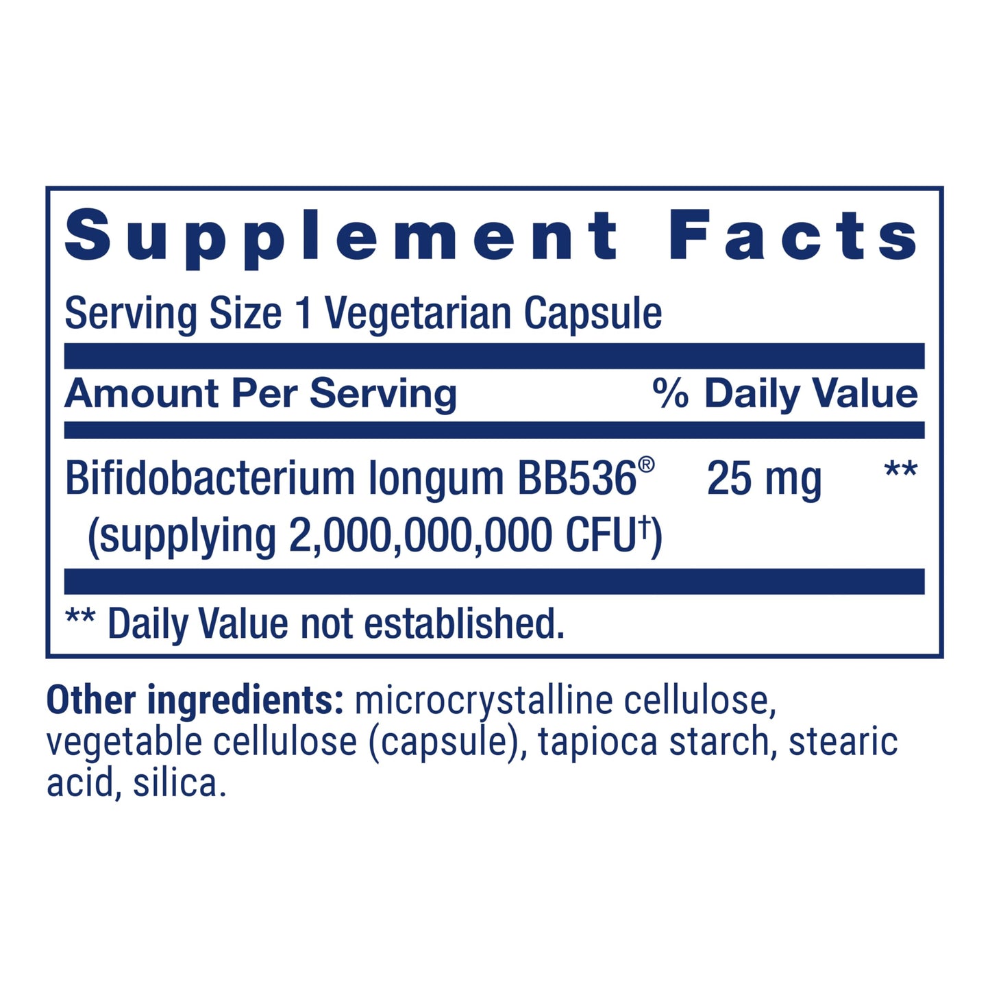 Life Extension Bifido GI Balance – Probiotic with BB536® (2 Billion CFU) | Gluten-Free, Non-GMO, Vegetarian | 60 Capsules
