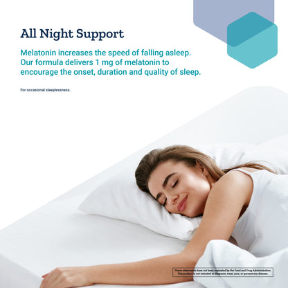 Life Extension Melatonin 1 mg | Restful Sleep & Immune Support | Gluten-Free, Non-GMO