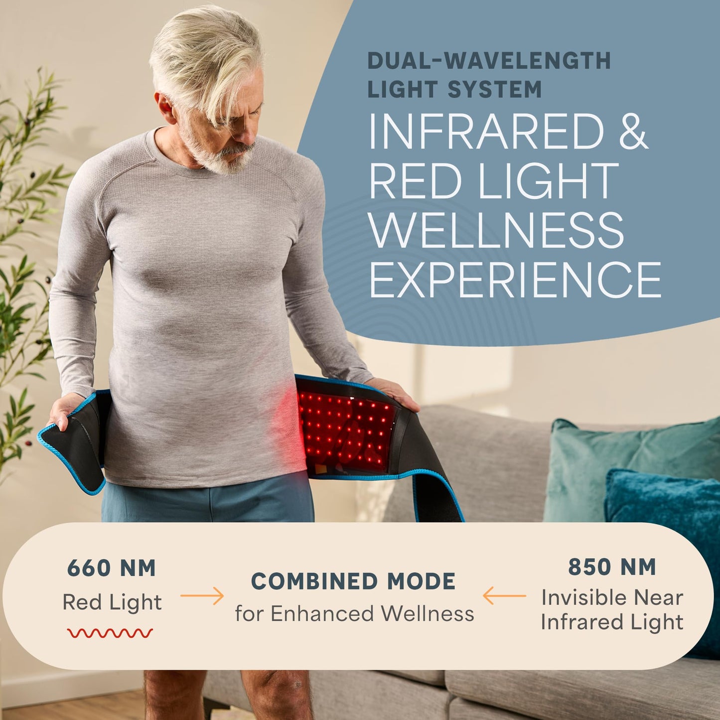 LifePro Allevared Red Light Therapy Belt – 660nm & 850nm Infrared