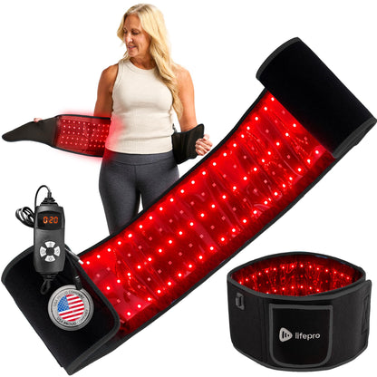 LifePro Allevared Red Light Therapy Belt – 660nm & 850nm Infrared