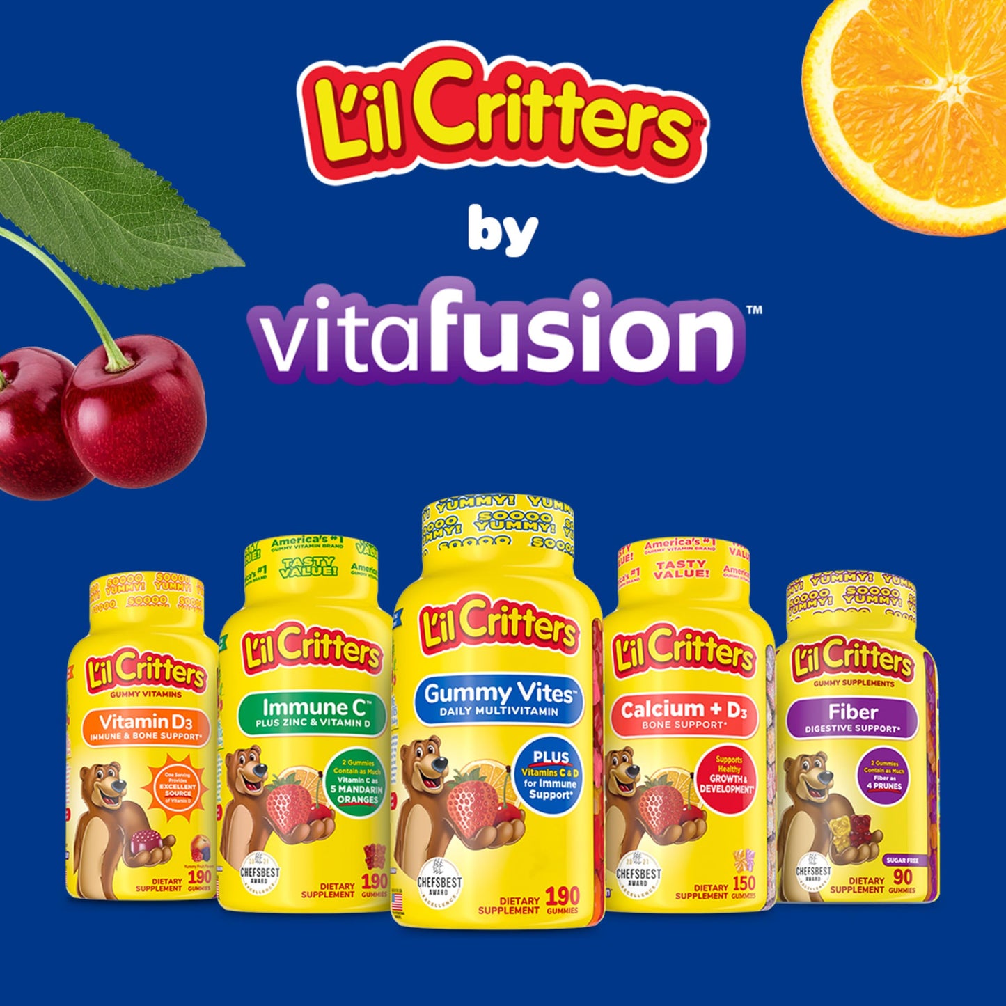 L’il Critters Probiotic Daily Gummy for Kids – Digestive Health Support (60 Gummies)