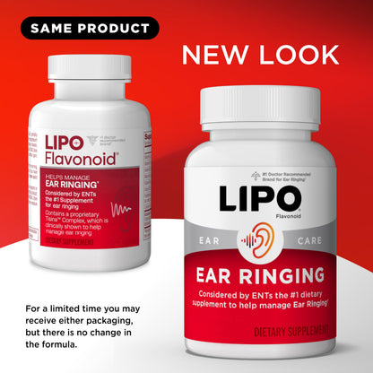 Lipo-Flavonoid Ear Ringing Support — Doctor-Recommended Lemon Bioflavonoid Complex | 500 Caplets