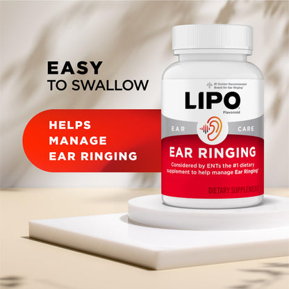 Lipo-Flavonoid Ear Ringing Support — Doctor-Recommended Lemon Bioflavonoid Complex | 500 Caplets