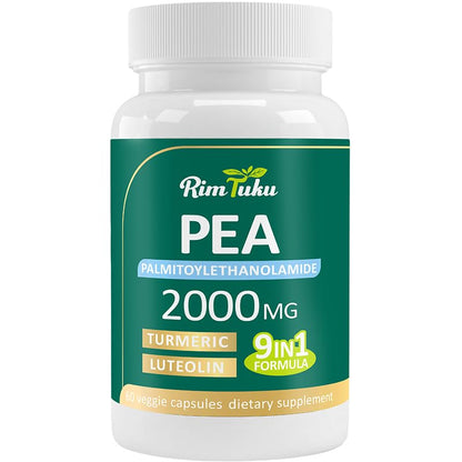 Liposomal PEA 2000mg + Luteolin 200mg + Turmeric 200mg & Fisetin 100mg - 60 Capsules