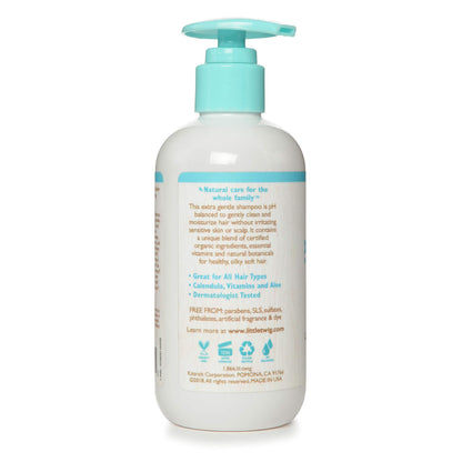 Little Twig Fragrance-Free Shampoo – Organic Plant-Derived Formula, Vegan, Gluten-Free, 8.5 oz for Newborns