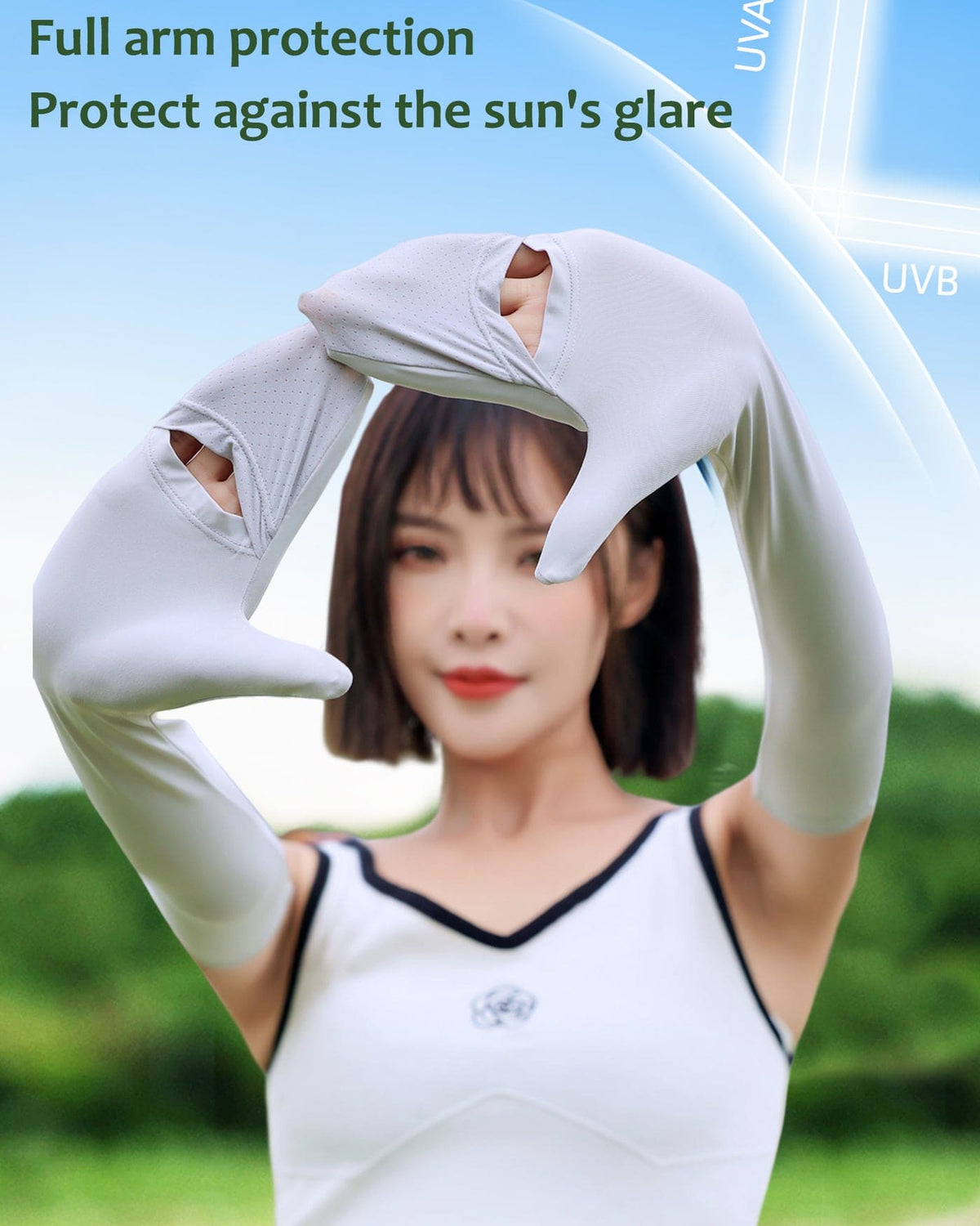 Long Sleeve Sun Protective Gloves