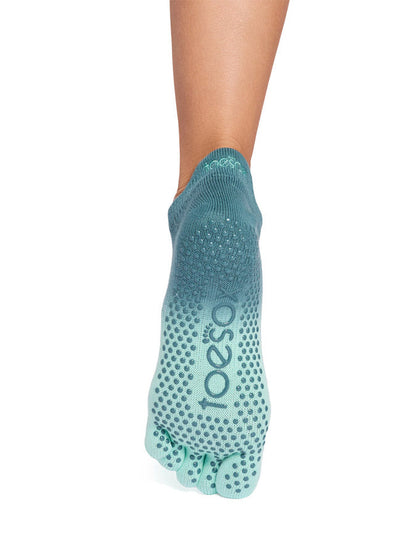 ToeSox Low Rise Full Toe Grip Socks