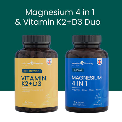 Magnesium K2 D3 Bundle | Bone Health & Muscle Support