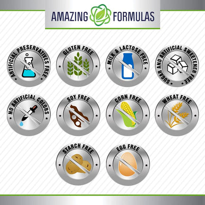 Amazing Formulas Magnesium Citrate 200 mg | 120 Count | Non-GMO, Gluten Free | Made in USA