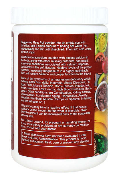 Magnesium Supreme Apple Cinnamon - Sleep & Stress Support | Non-GMO, Gluten Free, Vegan 12oz (68 Servings)