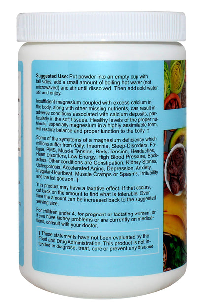 Magnesium Supreme Original Plain Unflavored – Sleep Support, Non-GMO, Gluten Free, Vegan, 12oz (75 Servings)